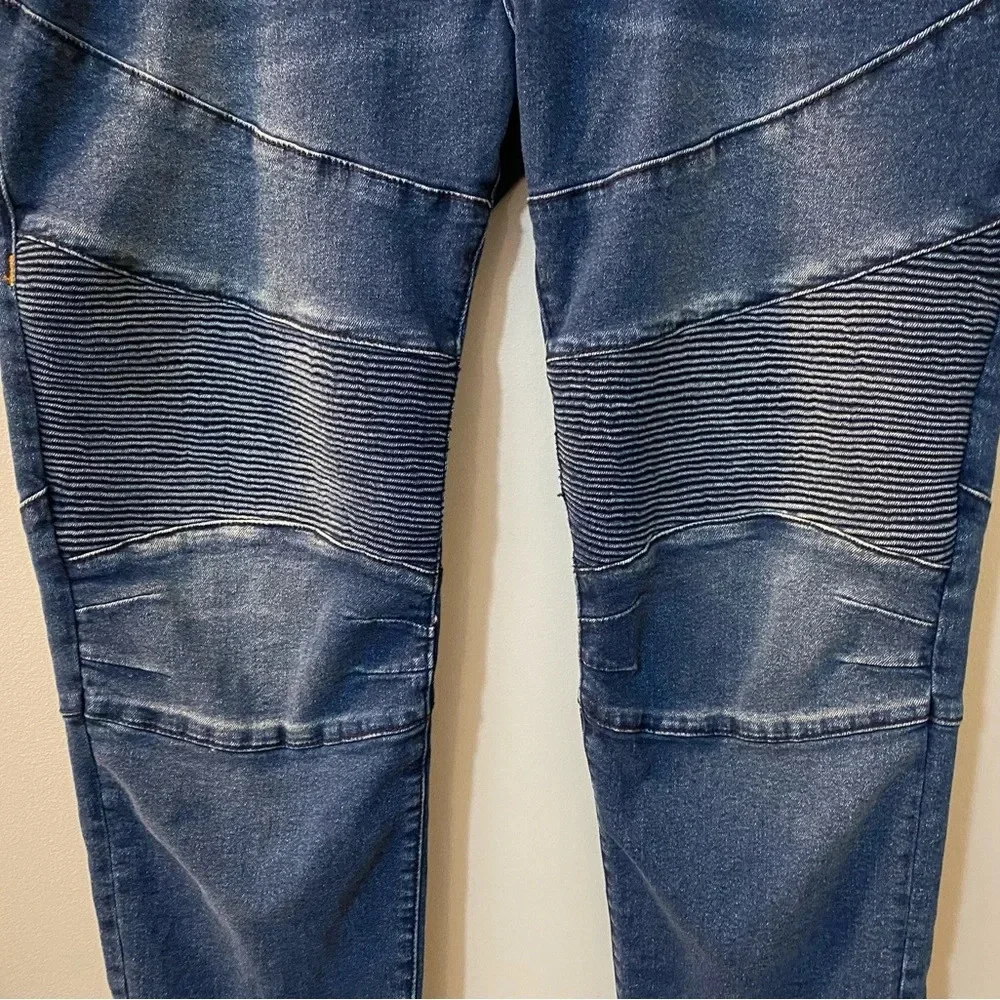True Religion Rocco Moto Relaxed Skinny blue size 40.